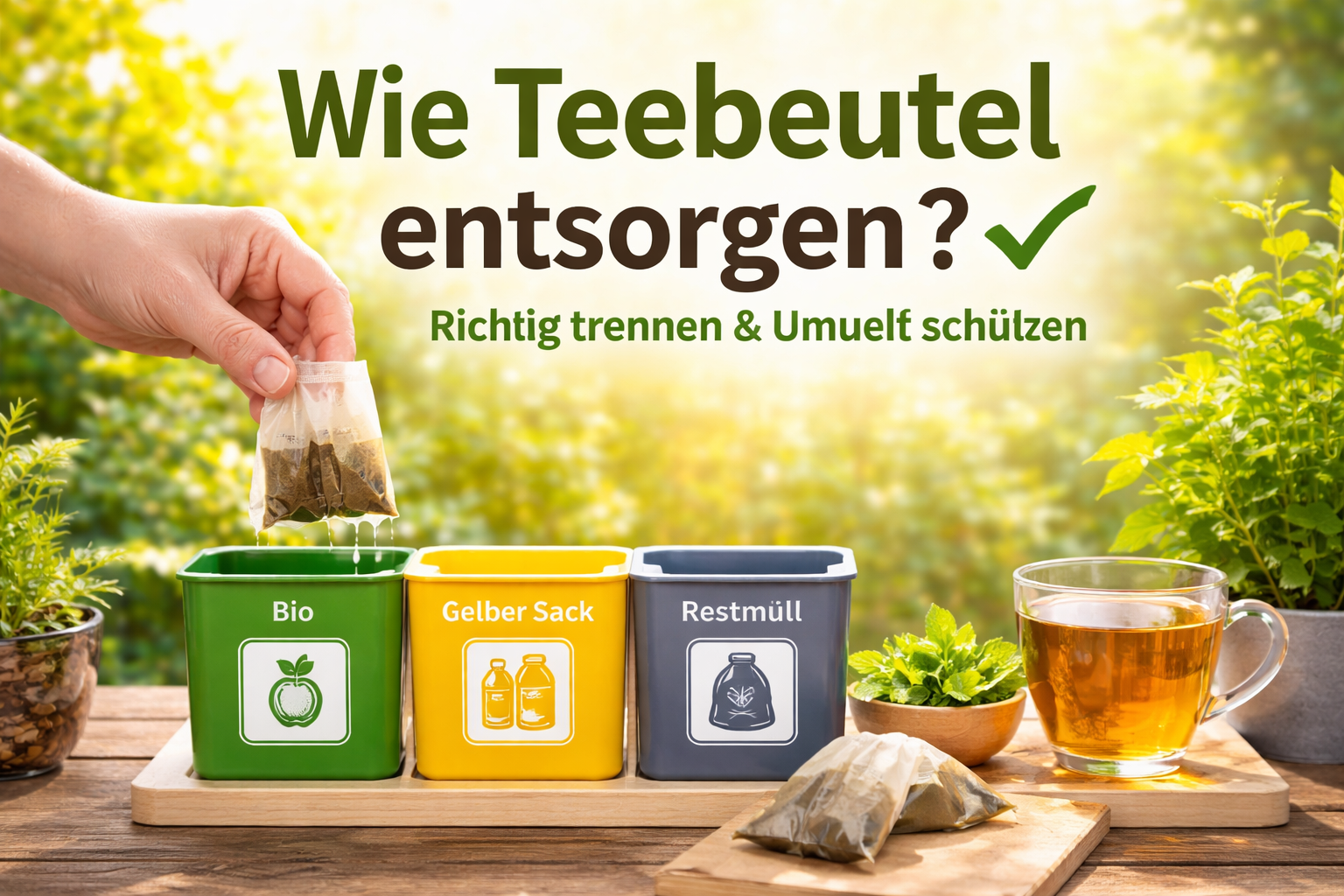 wie teebeutel entsorgen