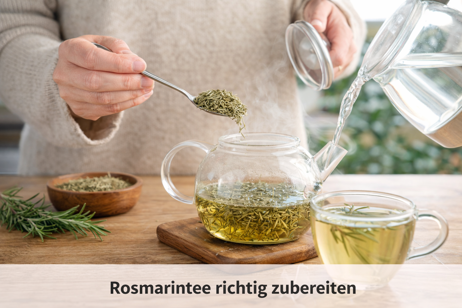 Rosmarintee richtig zubereiten