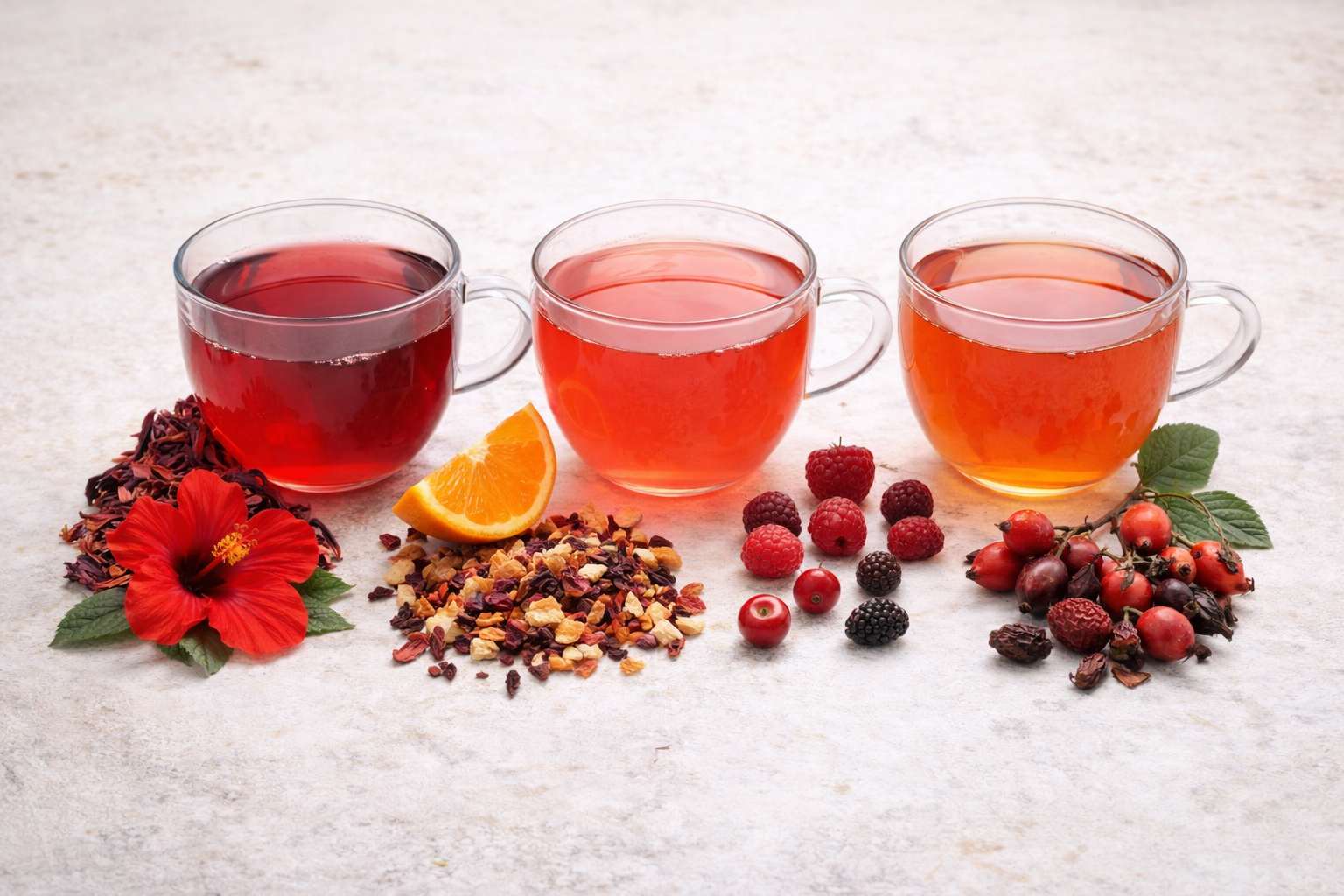 Hibiskustee ähnlichen Teesorten