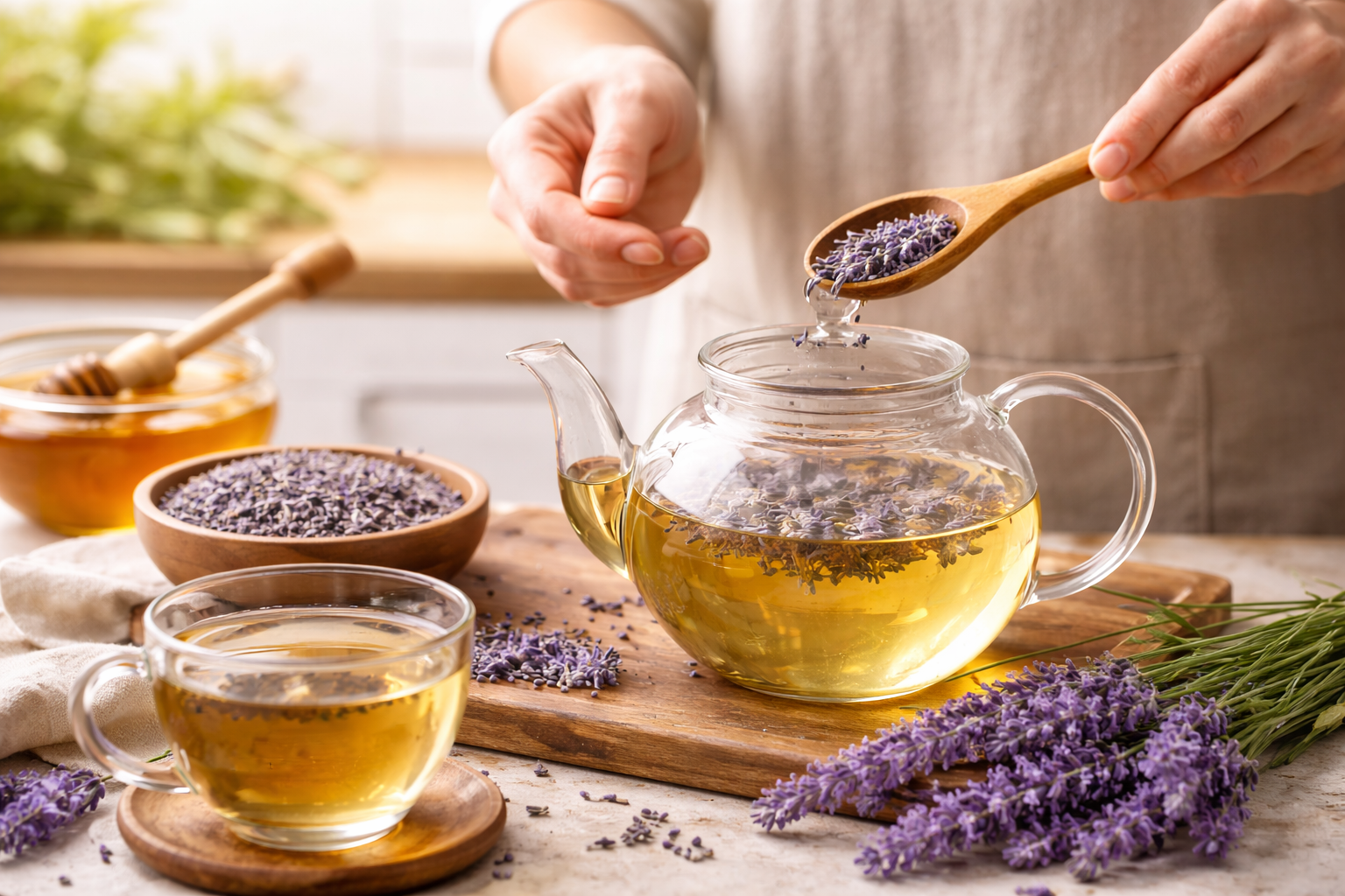 Lavendeltee richtig zubereiten